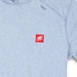 TASC Carrollton LS Hoodie Tee - Cloud Blue Heather