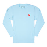 Anetik LS Pro Tech Crew Tee - Sky Blue Heather