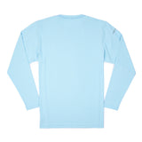 Anetik LS Pro Tech Crew Tee - Sky Blue Heather