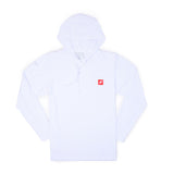 Anetik Tech LS Hoodie Tee - White Heather