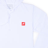 Anetik Tech LS Hoodie Tee - White Heather