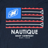 Flag SS Tee - Legion Blue