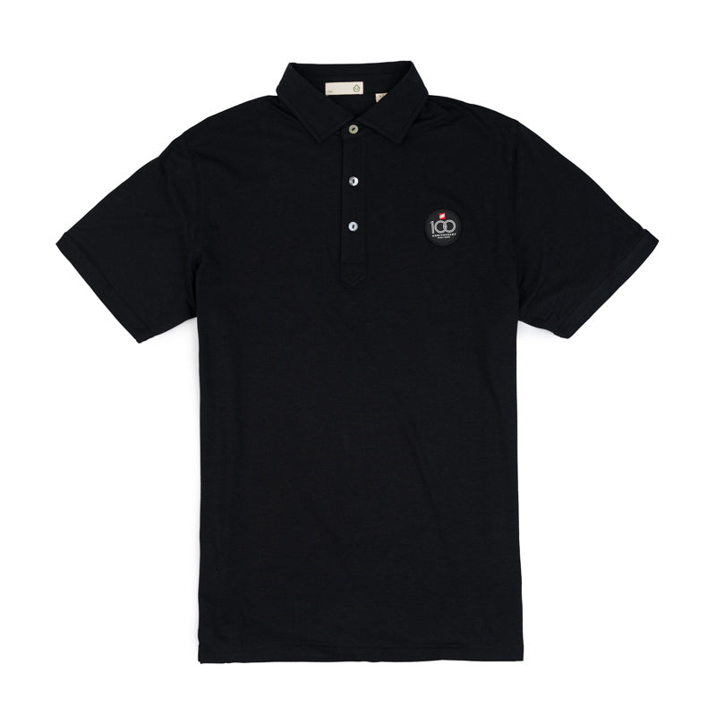 Men's 100th Anniversary TASC Everywear Polo - Black - CLEARANCE