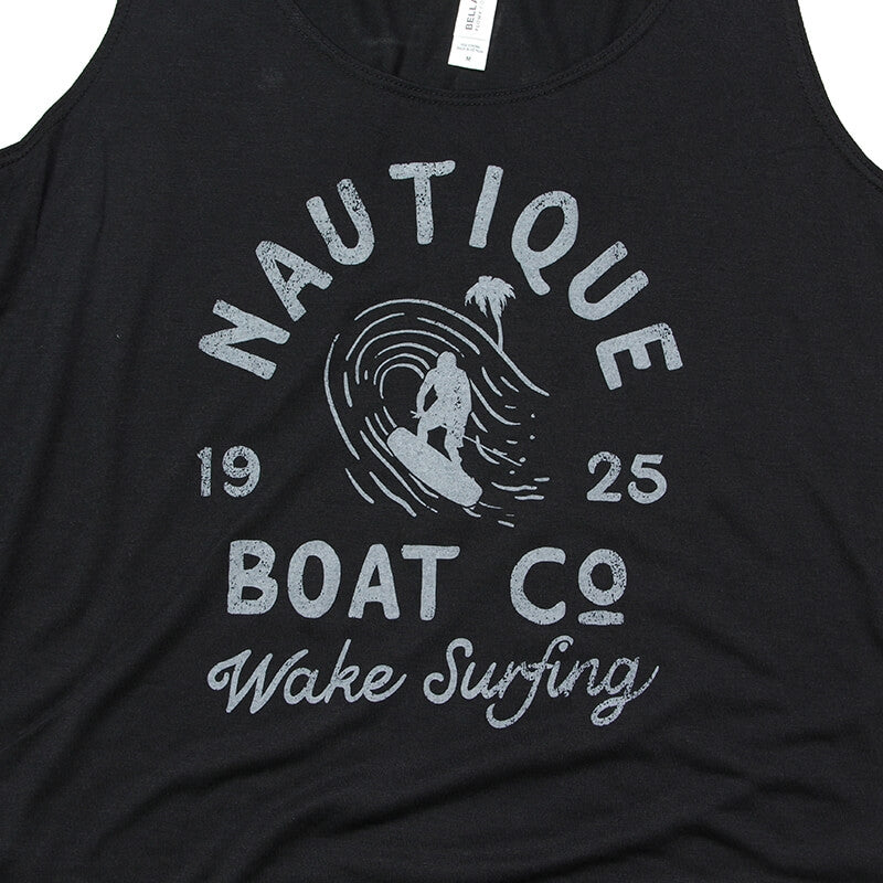 Women's Wake Surfing Tank - Black - CLEARANCE