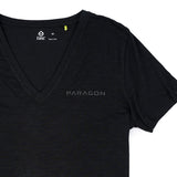Women's Paragon TASC V-Neck Tee - Black - CLEARANCE