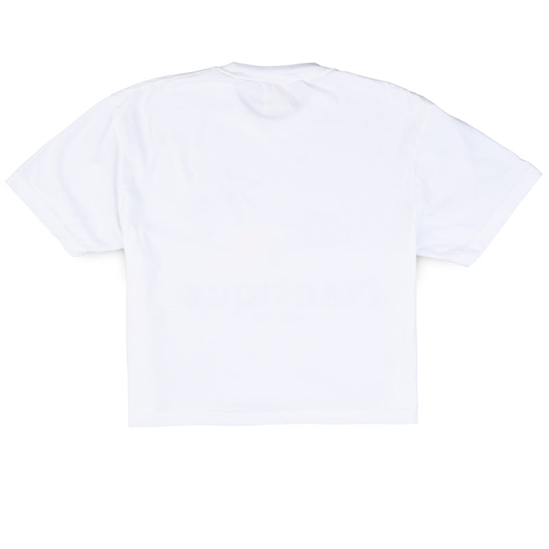 Women's Neon Lights Crop Tee - White