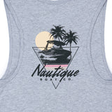 Women's Glow Muscle Tank - Athletic Heather