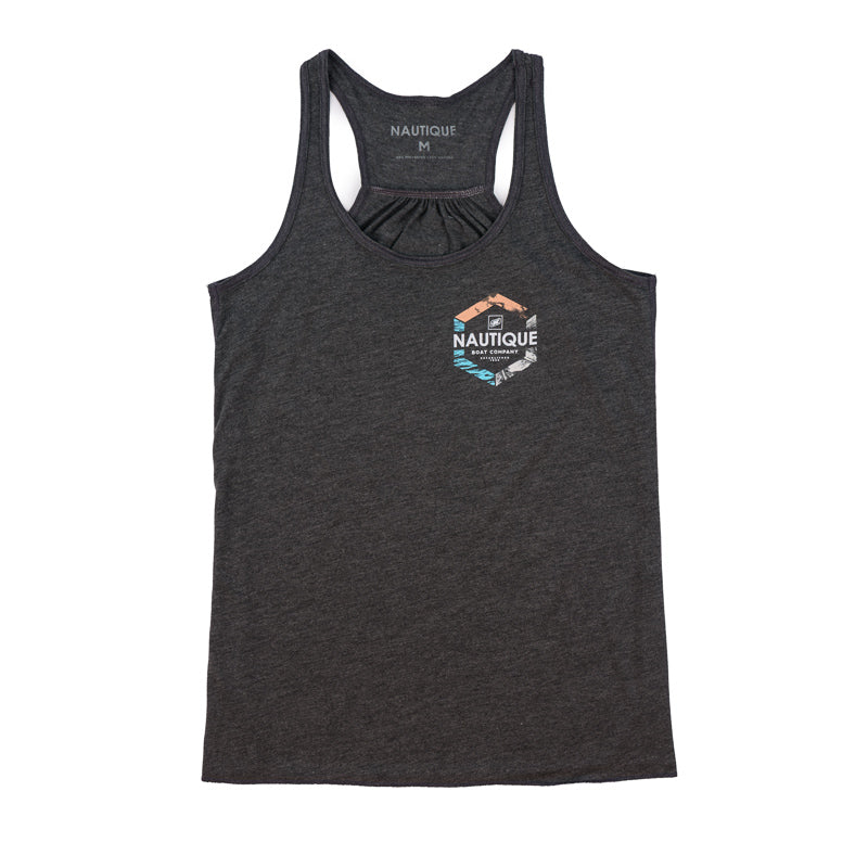 Women's Serenity Flowy Tank - Dark Grey Heather