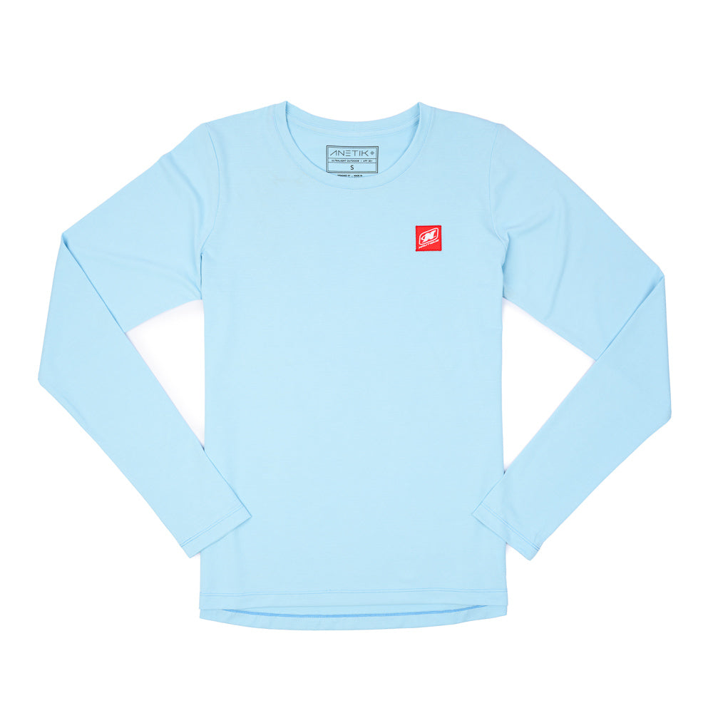Women's Anetik LS Breeze Tee - Sky Blue