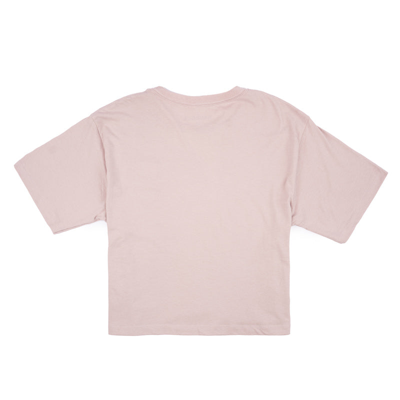 Women's Patch Crop Tee - Blush