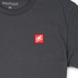 Women's Patch Crop Tee - Asphalt