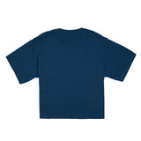 Women's Patch Crop Tee - Sea Blue