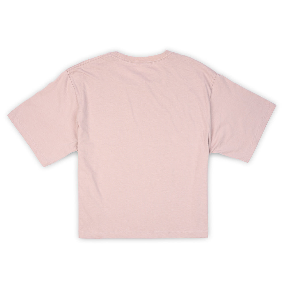Women's Soft Logo Crop Tee - Blush
