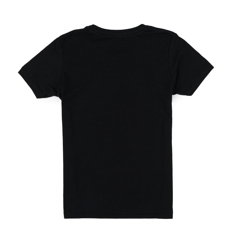 Youth Paragon Design Concept Tee - Side Profile - Black - CLEARANCE