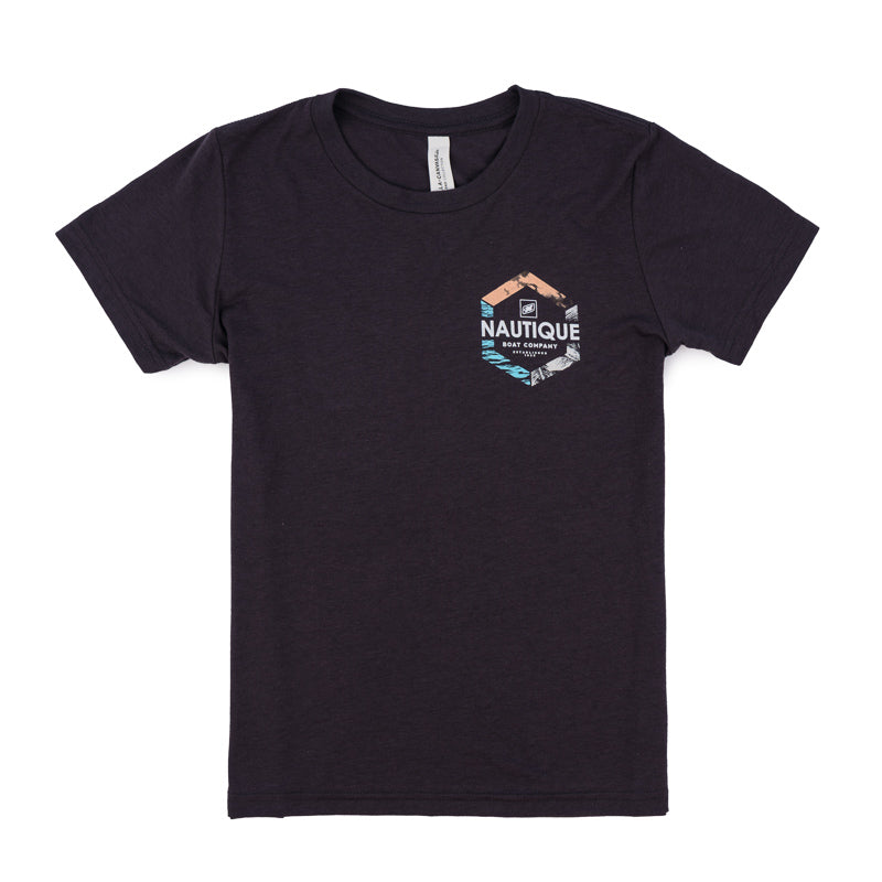 Youth Serenity SS Tee - Dark Grey