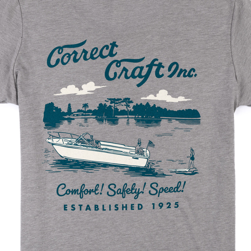 Youth Correct Craft Inc Tee - Athletic Grey