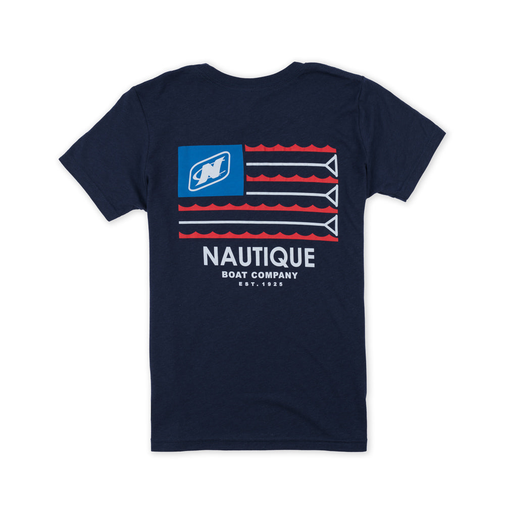 Youth Flag Tee - Navy