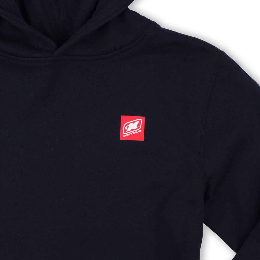 Youth Flag Hooded Sweatshirt - Navy
