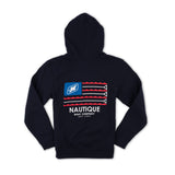Youth Flag Hooded Sweatshirt - Navy