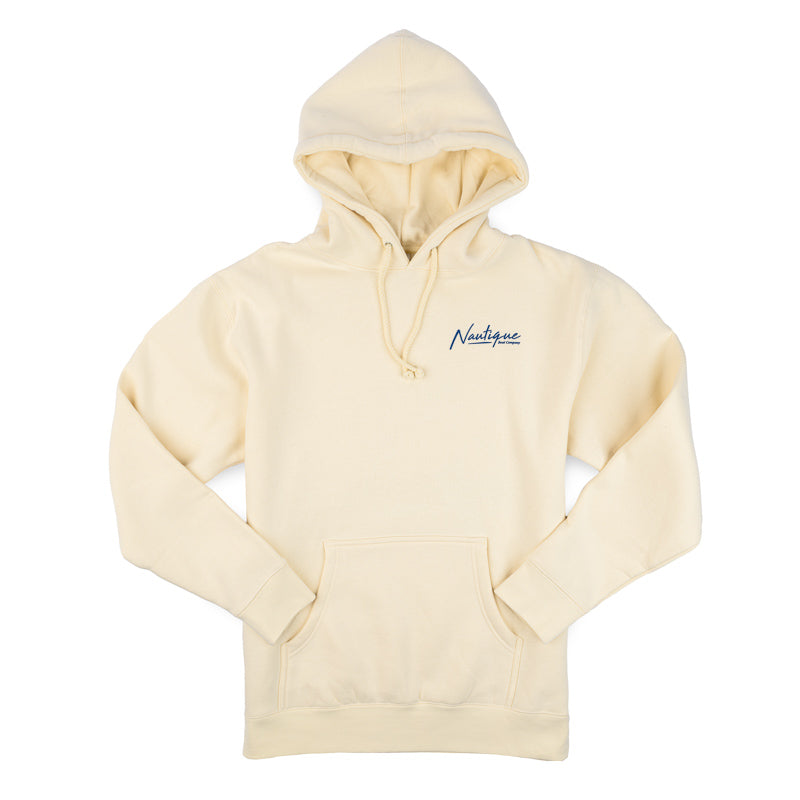 Sunset Vibes Hooded Sweatshirt - Bone