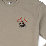Florida Flag Crew Sweatshirt - Cement - CLEARANCE