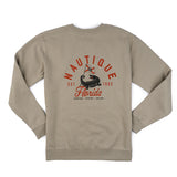 Florida Flag Crew Sweatshirt - Cement - CLEARANCE