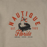 Florida Flag Crew Sweatshirt - Cement - CLEARANCE