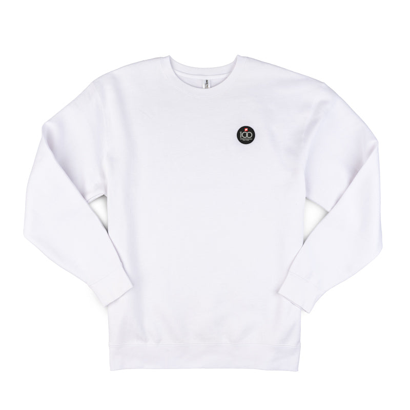 Men's 100th Anniversary Crew Sweatshirt - White