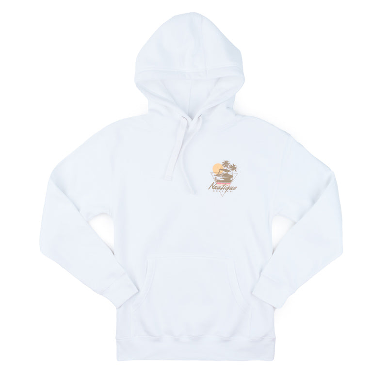 Glow Hooded Sweatshirt - White - CLEARANCE