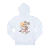 Glow Hooded Sweatshirt - White - CLEARANCE