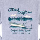 Correct Craft Inc Crew Sweatshirt - Light Grey