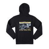 Vintage Ski Tique Hooded Sweatshirt - Asphalt