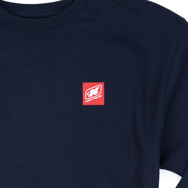 Flag Crewneck Sweatshirt - Navy