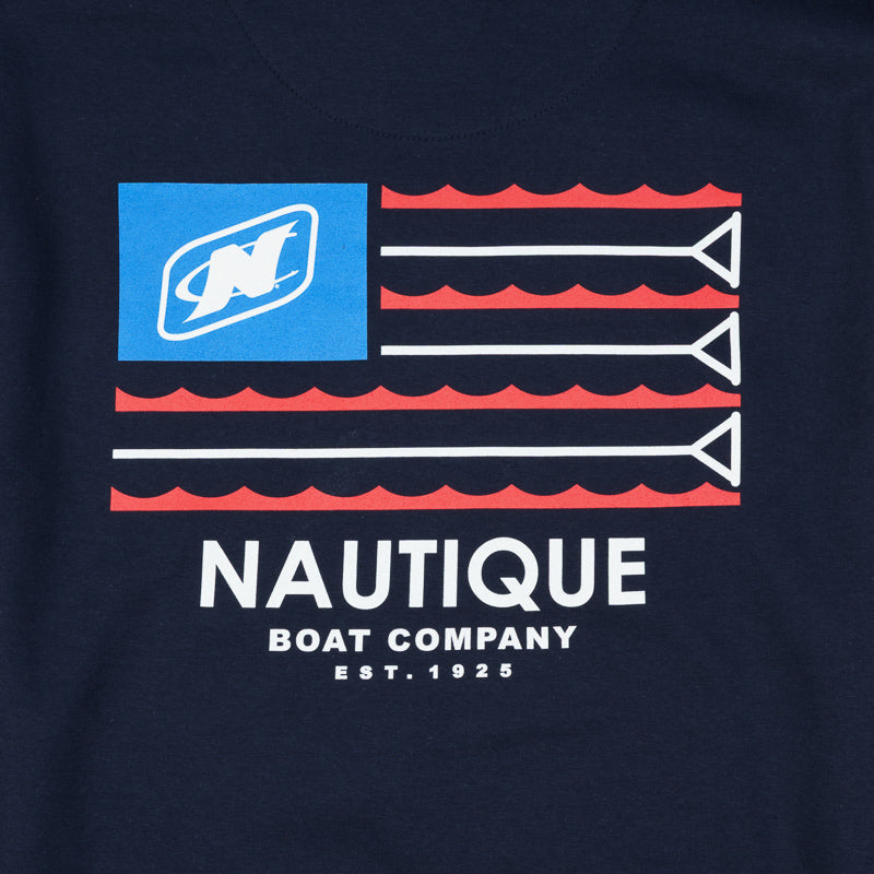 Flag Crewneck Sweatshirt - Navy