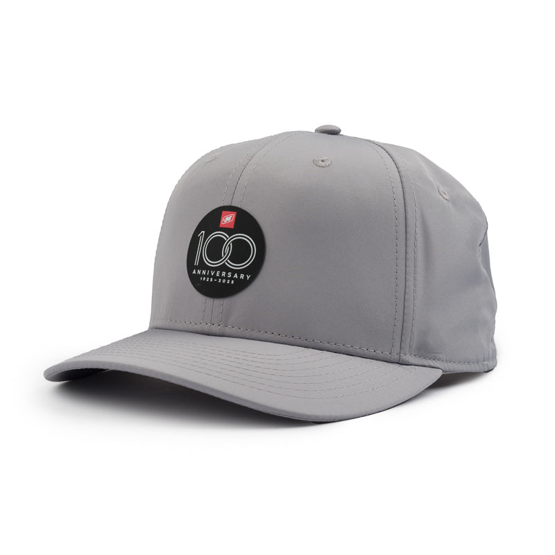 100th Anniversary Nylon Performance Cap - Steel Grey