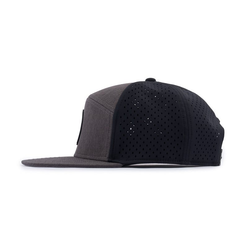 Melin Trenches Cap - Heather Charcoal / Black (Black Patch)