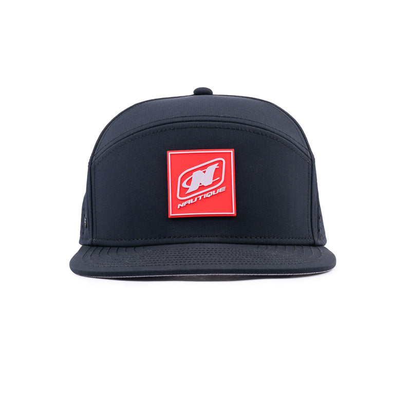 Melin Trenches Cap - Black (Red Patch)