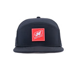 Melin Trenches Cap - Black (Red Patch)